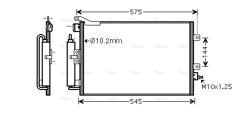 Конденсатор, система кондиціонування повітря   RT5417D   AVA QUALITY COOLING