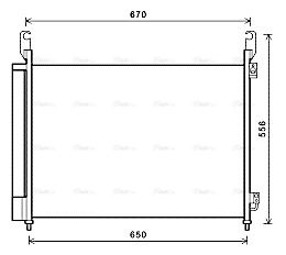 Конденсатор, система кондиціонування повітря   RTA5466D   AVA QUALITY COOLING