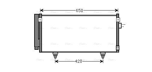 Конденсатор, кондиционер   SU5077D   AVA QUALITY COOLING