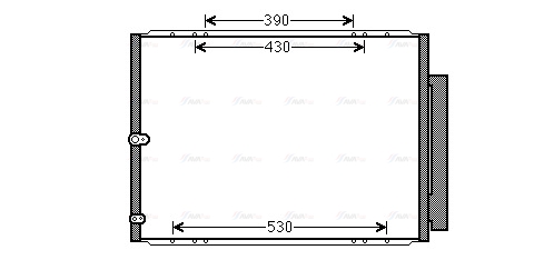 Конденсатор, кондиционер   TO5568D   AVA QUALITY COOLING