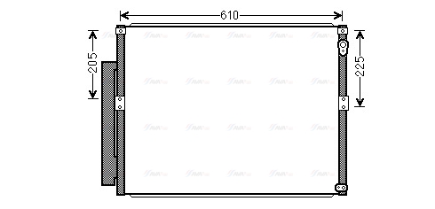 Конденсатор, кондиционер   TO5634D   AVA QUALITY COOLING