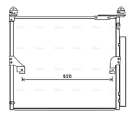 Конденсатор, кондиционер   TO5657D   AVA QUALITY COOLING