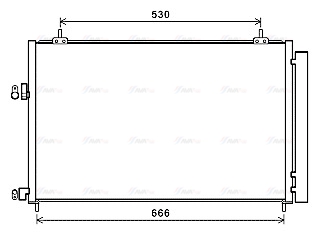 Конденсатор, кондиционер   TO5679D   AVA QUALITY COOLING