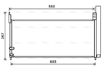 Конденсатор, система кондиціонування повітря   TO5692D   AVA QUALITY COOLING