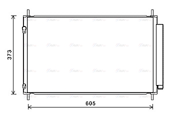 Конденсатор, кондиционер   TO5708D   AVA QUALITY COOLING