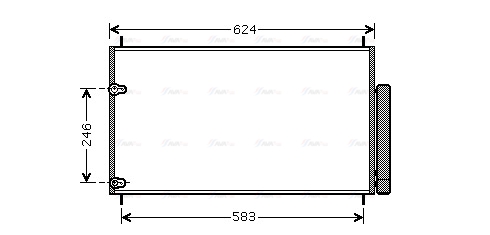 Конденсатор, кондиционер   TOA5405D   AVA QUALITY COOLING