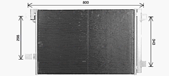 Конденсатор, кондиционер   VN5437D   AVA QUALITY COOLING