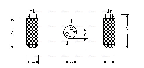 Осушитель, кондиционер   DWD029   AVA QUALITY COOLING