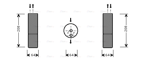 Осушувач, система кондиціонування повітря   MSD053   AVA QUALITY COOLING