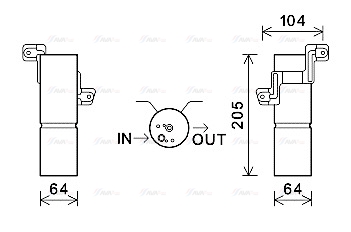 Осушувач, система кондиціонування повітря   MSD597   AVA QUALITY COOLING