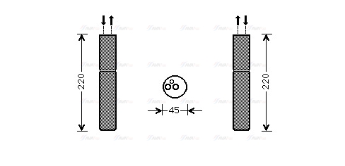 Осушувач, система кондиціонування повітря   MTD233   AVA QUALITY COOLING