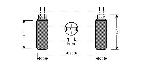 Осушитель, кондиционер   OLD291   AVA QUALITY COOLING