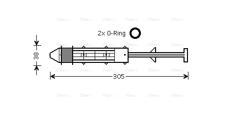 Осушувач, система кондиціонування повітря   VND075   AVA QUALITY COOLING