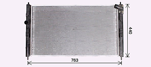 Радиатор, охлаждение двигателя   MT2276   AVA QUALITY COOLING