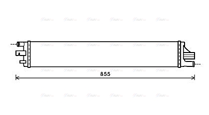 Радиатор, охлаждение двигателя   RTA2559   AVA QUALITY COOLING