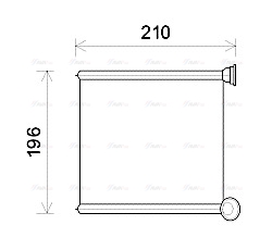 Теплообмінник, система опалення салону   AIA6385   AVA QUALITY COOLING