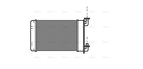 Теплообмінник, система опалення салону   BW6022   AVA QUALITY COOLING