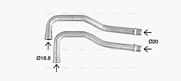 Теплообменник, отопление салона CN6330 AVA QUALITY COOLING #1