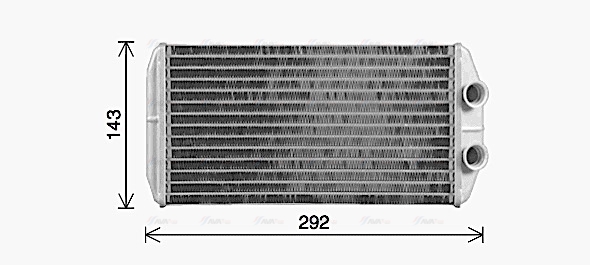 Теплообменник, отопление салона   CN6338   AVA QUALITY COOLING