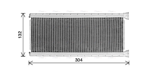 Теплообмінник, система опалення салону   CN6339   AVA QUALITY COOLING