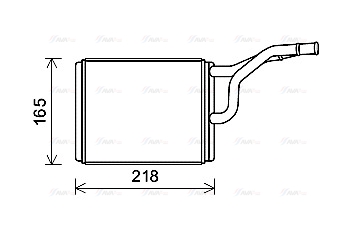 Теплообменник, отопление салона   CRA6137   AVA QUALITY COOLING