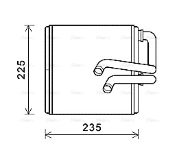 Теплообмінник, система опалення салону   DN6410   AVA QUALITY COOLING