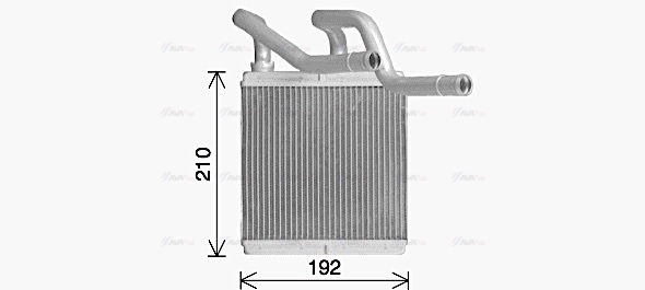 Теплообменник, отопление салона   DN6466   AVA QUALITY COOLING