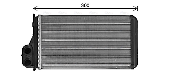 Теплообменник, отопление салона   DN6473   AVA QUALITY COOLING