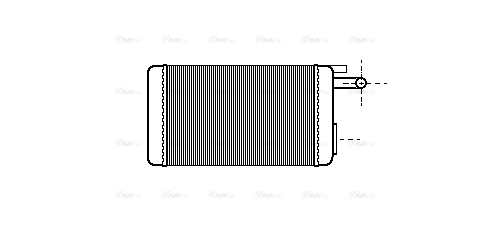 Теплообменник, отопление салона   FTA6106   AVA QUALITY COOLING