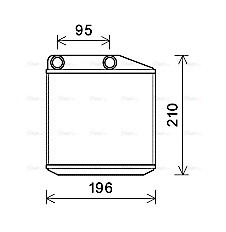 Теплообменник, отопление салона   FTA6313   AVA QUALITY COOLING