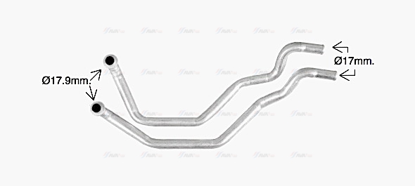 Теплообменник, отопление салона HD6329 AVA QUALITY COOLING #2