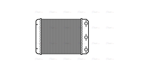 Теплообмінник, система опалення салону, AVA QUALITY COOLING MSA6107 Теплообмінник, система опалення салону, AVA QUALITY COOLING MSA6107