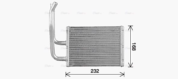 Теплообменник, отопление салона   MZ6299   AVA QUALITY COOLING