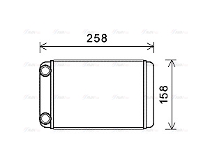 Теплообменник, отопление салона   OLA6677   AVA QUALITY COOLING