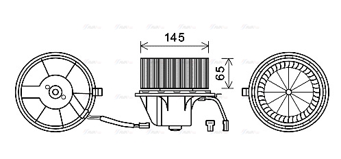 Компресор салону   AI8375   AVA QUALITY COOLING