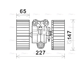 Компресор салону   BW8470   AVA QUALITY COOLING