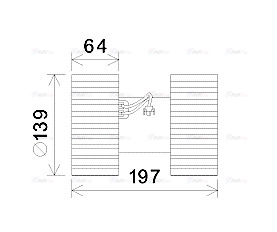 Вентилятор салона   BW8480   AVA QUALITY COOLING