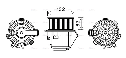 Вентилятор салона   CN8298   AVA QUALITY COOLING