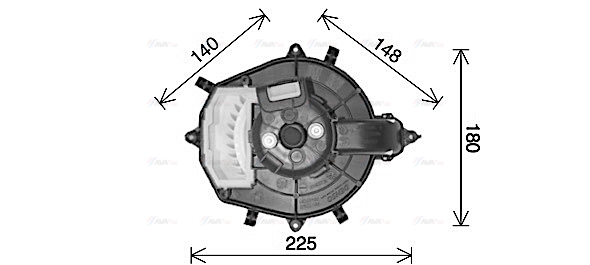 Компресор салону   CN8316   AVA QUALITY COOLING