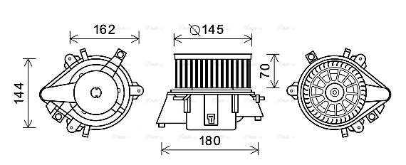 Компресор салону   FT8438   AVA QUALITY COOLING