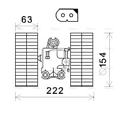 Вентилятор салона   MS8632   AVA QUALITY COOLING