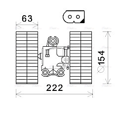 Вентилятор салона   MS8633   AVA QUALITY COOLING