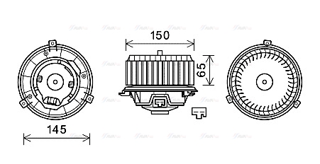 Компресор салону   OL8674   AVA QUALITY COOLING