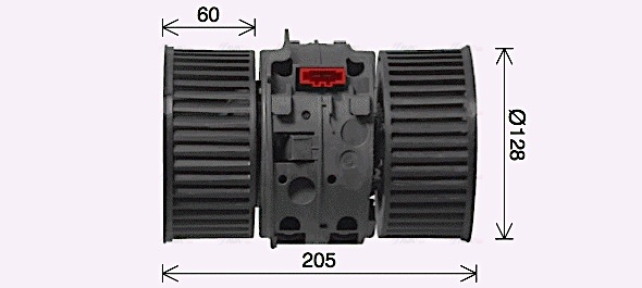 Компресор салону   RT8654   AVA QUALITY COOLING