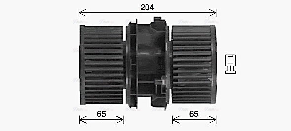 Компресор салону   RT8666   AVA QUALITY COOLING