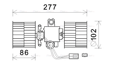 Вентилятор салона   SA8022   AVA QUALITY COOLING