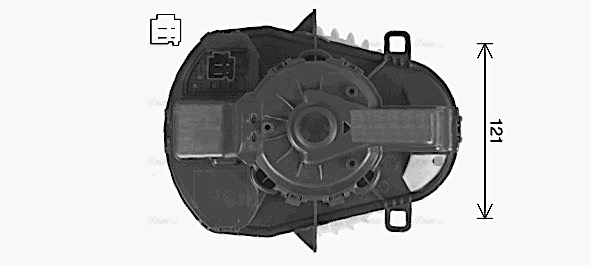 Вентилятор салона   VN8549   AVA QUALITY COOLING