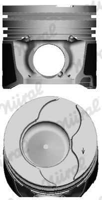 Поршень   87-135307-00   NÜRAL