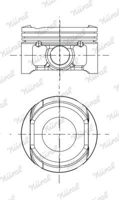 Поршень   87-437700-00   NÜRAL