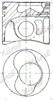 Поршень   87-501500-20   NÜRAL